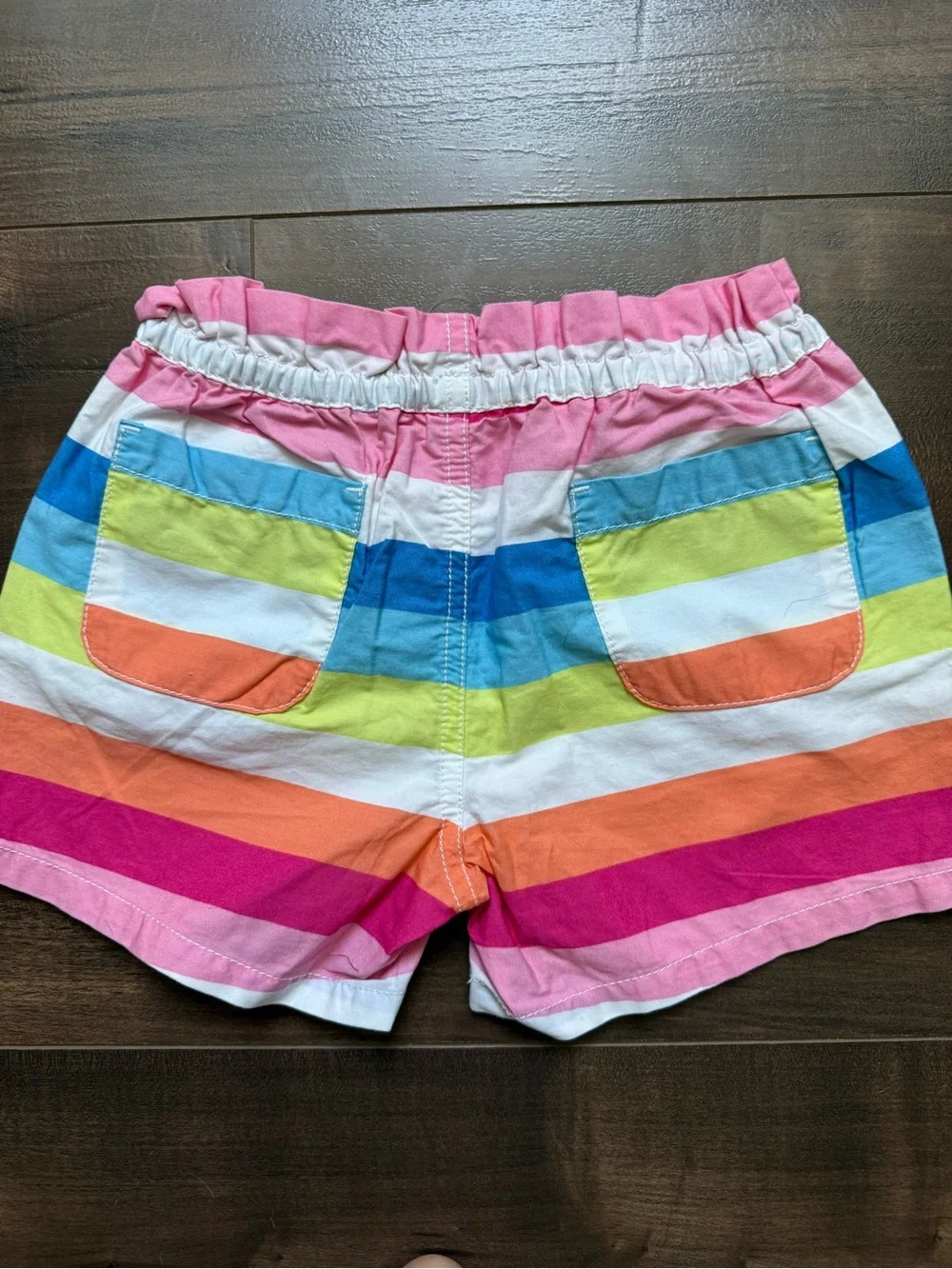 NWT Gymboree striped cotton elastic waist shorts 6